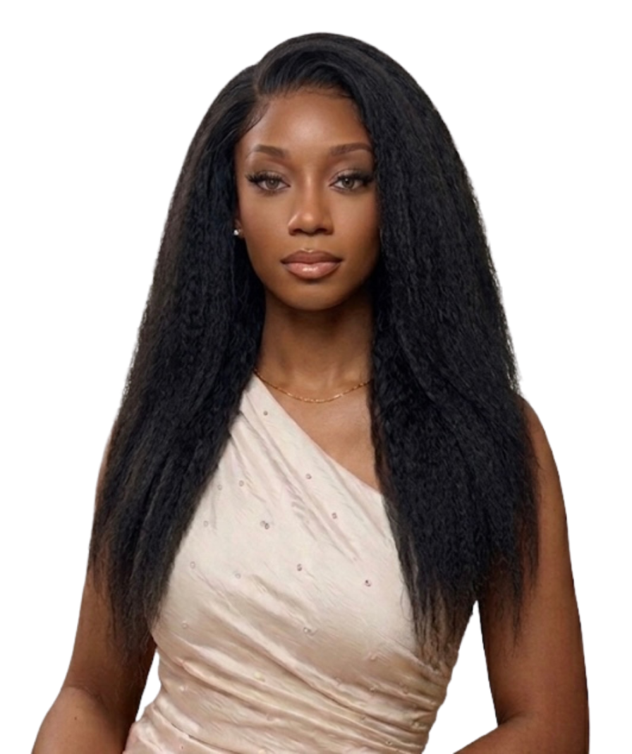 Premium Virgin Hair 13x4 HD Kinky Straight Wig