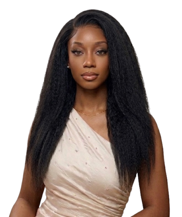 Premium Virgin Hair 13x4 HD Kinky Straight Wig